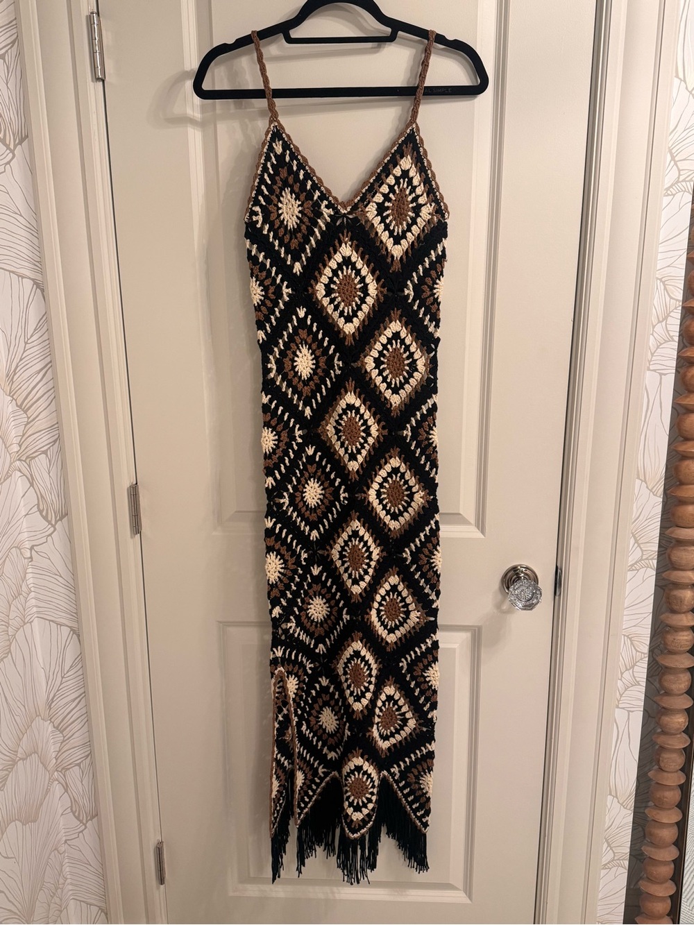 Elan Aleki Crochet Maxi Dress - Picture 3 of 6